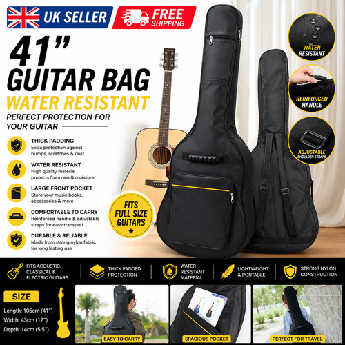 Acoustic guitar bag padded - 41",