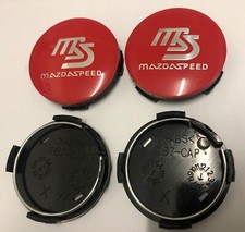 4X MAZDA SPEED RED 56mm WHEEL