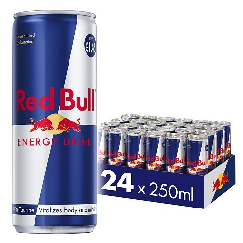 Red bull energy drink pack - pack, of