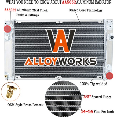 Row aluminium radiator for - aluminium,