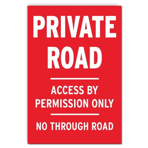 Private road access - private,