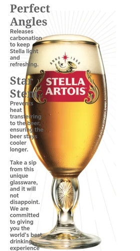 Stella artois chalice glass - chalice,