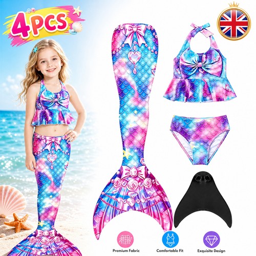 Kids mermaid tail with - kids, monofin
