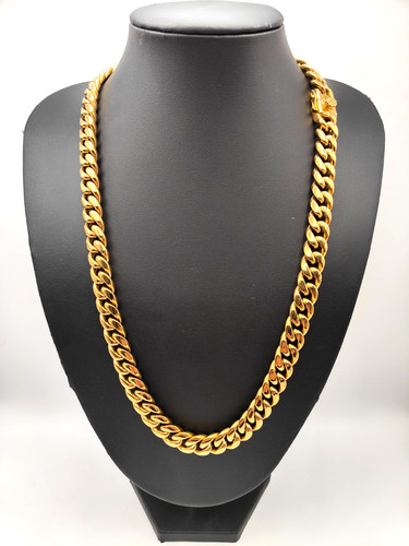 Heavy cuban link curb chain - link,