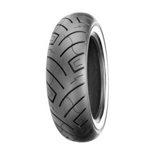 Shinko Moto Motorcycle Motorbike 777 Rear Tyre - 150 / 90B15 80H White Wall