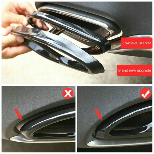 Pair black exhaust pipe - 1,
