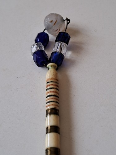 Antique bone lace bobbin with - antique,