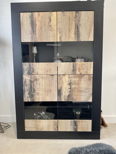 Oak display cabinet and - cabinet,