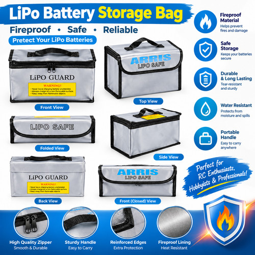 Multiple size lipo fire - rc,