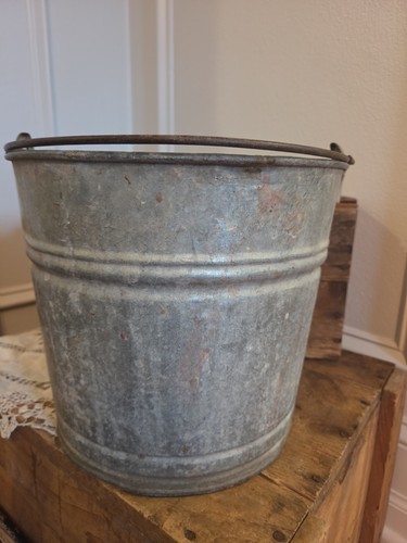 Vintage galvanized metal - galvanized,