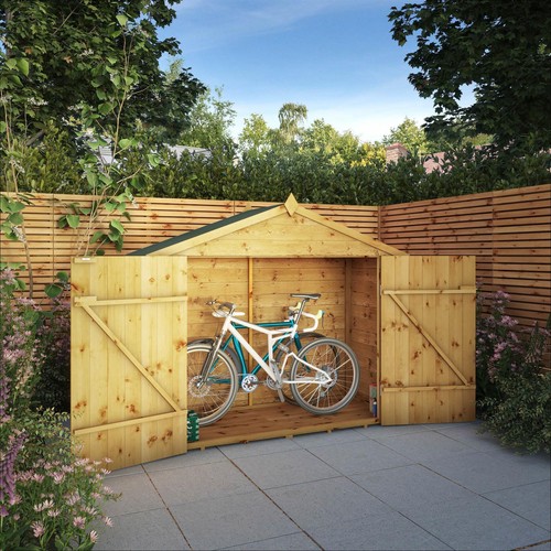 3x7 wooden garden shed shiplap - wooden,
