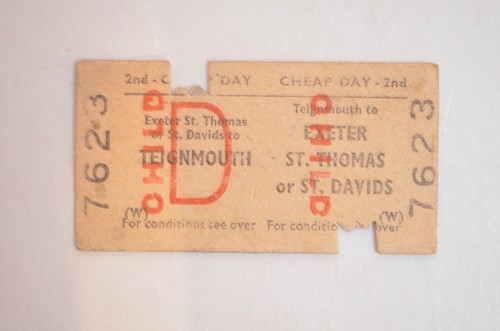 Railway ticket brb exeter - ticket,
