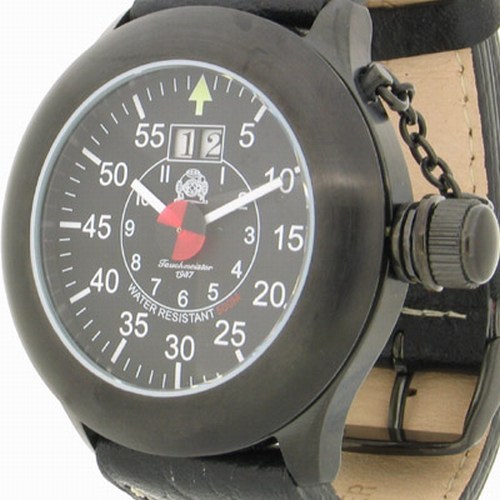 German retro black big date - german,