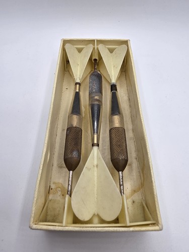 Vintage dorwin brass darts set - brass,