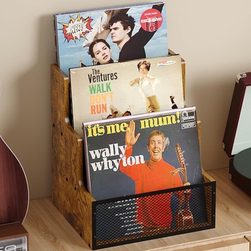 Vinyl record storage holder - record,