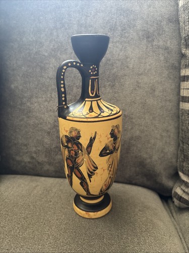 Vintage greek lekythos vase - lekythos,