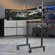 Dardoo Triple Monitor Stand with Adjustable Height&Width for 27-32 Inch Display