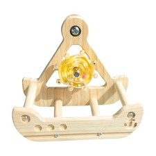 Dynamic Parrot Play Gym With Rocking Motion Safe Chewable Standing Perch Toy