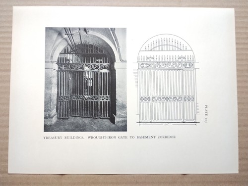 Wrought iron gate - iron, at