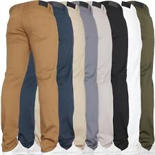 Mens Chino Jeans Slim Stretch