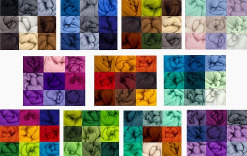 Merino felting wool for needle - merino,