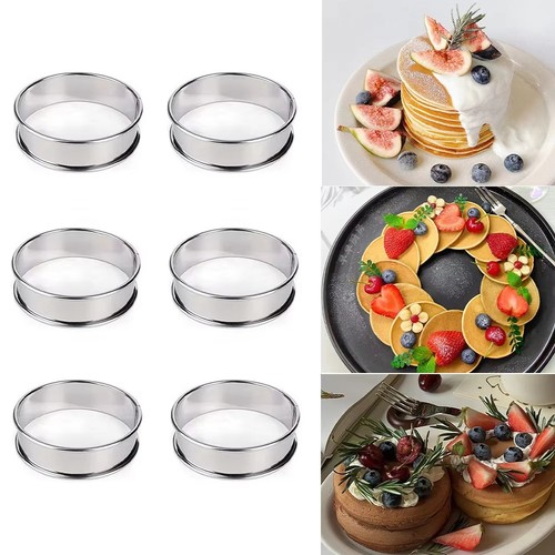 Pack metal egg rings - 6,