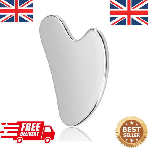 Stainless steel gua sha board - steel,