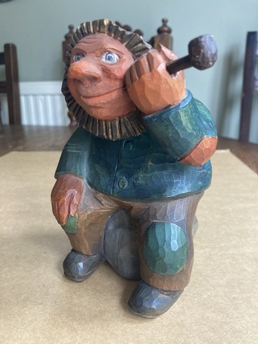 Rare sitting anton sveen troll - sitting,