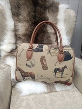 Signare Equestrian Horse Print Holdall Bag never used. travel, tote , overnight 