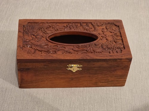 Vintage wooden tissue - vintage,