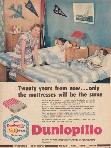1959 dunlopillo mattress - 1959,