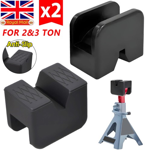 Rubber axle jack pads - 2x,