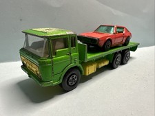 Matchbox Superkings DAF Truck K-13/20 1971 Lesney & No 67 Renault 17 Low Loader