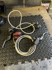 Gilera runner 125 sp break system upgraded leavers and break lines