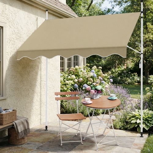 Beige 3x1 telescopic - 3x1.2m,