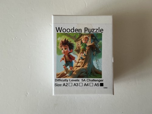 Wooden puzzle tree house - puzzle.,