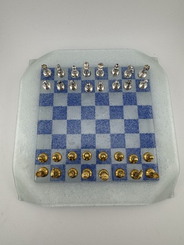 Glass chess set small - chess, –