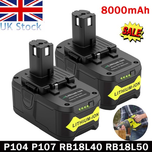 0ah lithium battery - 2x, 8.0ah