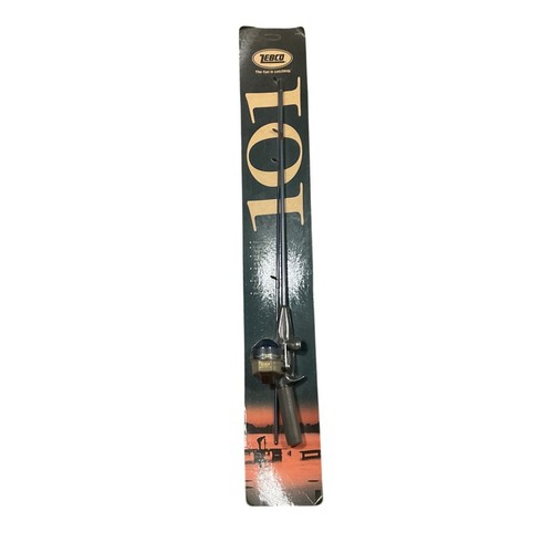 Zebco 101 spincast fishing - spincast, rod