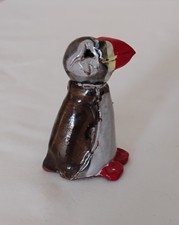 Hand Painted Puffin Bird