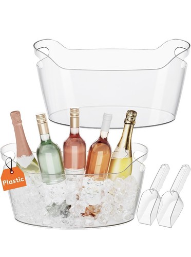 Plastic ice bucket - 6.5l,