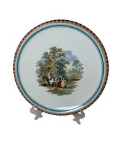 Antique GL Ashworth Bros Hanley Pottery Cottage Style 1x Plate 23.5 cm