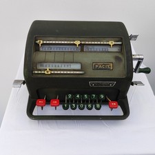 Vintage FACIT Mechanical Calculator Model NTK Made Buy Atvidaberg Sweden Working