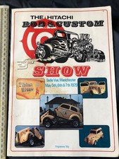 Vintage Car Show Program Rod &