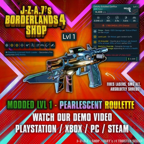 Borderlands modded lvl - modded,