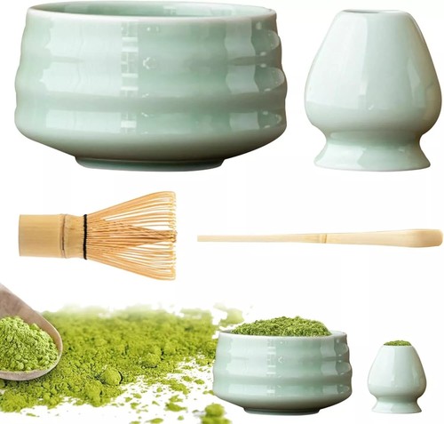 4pcs bamboo matcha whisk - whisk, scoop