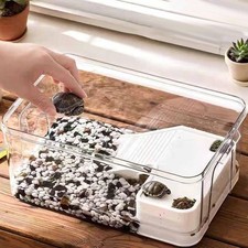 Turtle Tank Aquarium Terrapin Multifunctional Area Hideout with Platform