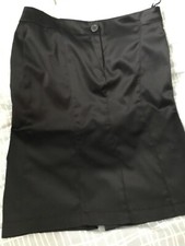 Steilmann black satin skirt never worn size 10