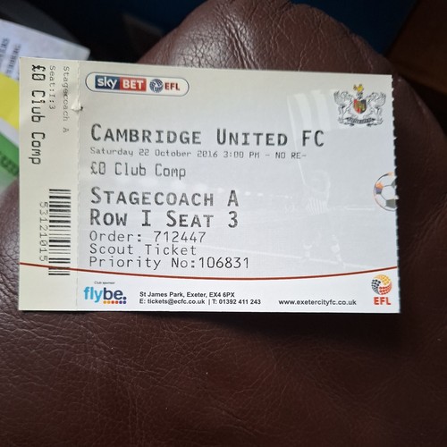 2016 exeter city v - 22/10/2016,