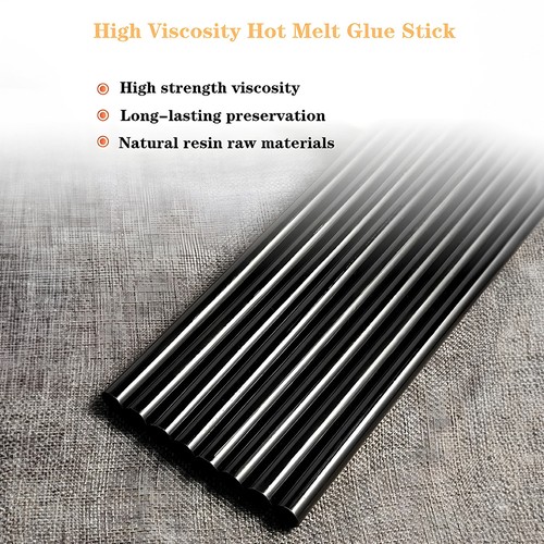 Black hot glue sticks - hot,